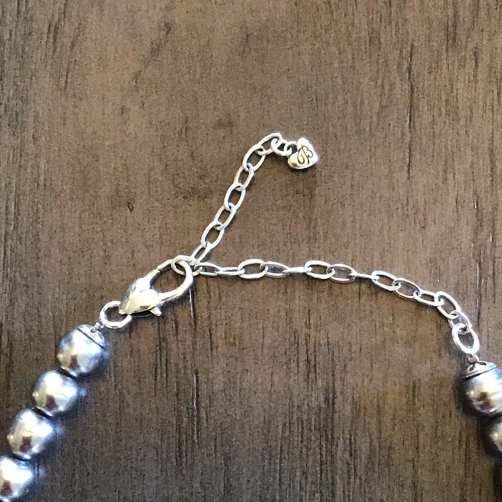 Brighton Silver-Tone Beaded Necklace - Picture 2 of 3